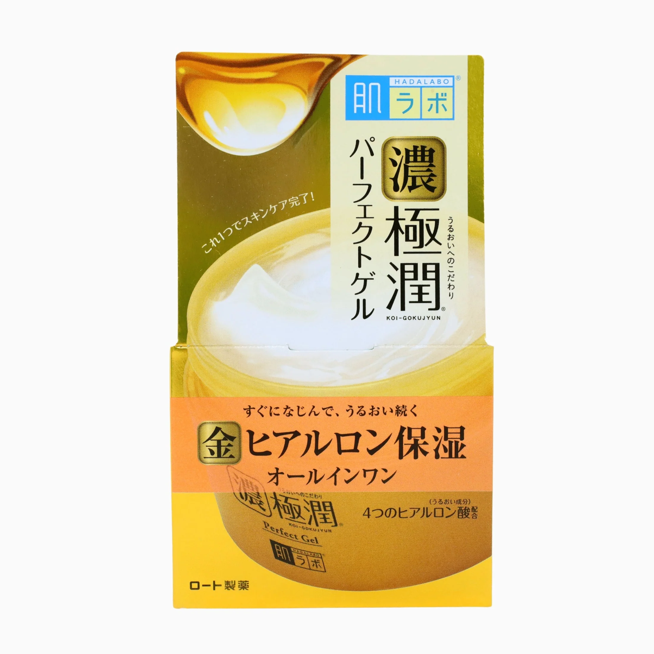 ROHTO HADALABO GOKUJUN PERFECT GEL 3.5OZ(100G)