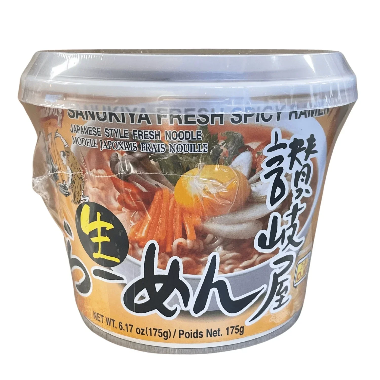 SANUKIYA FRESH SPICY RAMEN SK 6.17OZ/175G