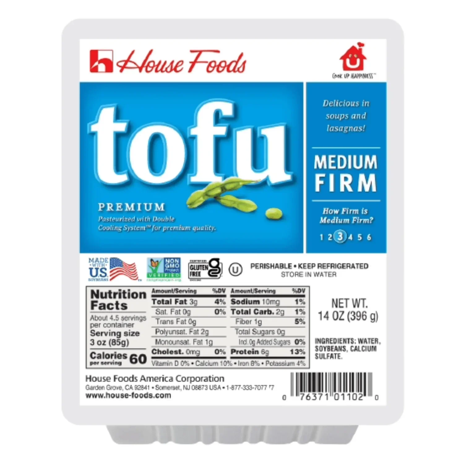 EXPIRING ON 4/17/2026 HSE TOFU MED FIRM REG BLUE 14.00 Z
