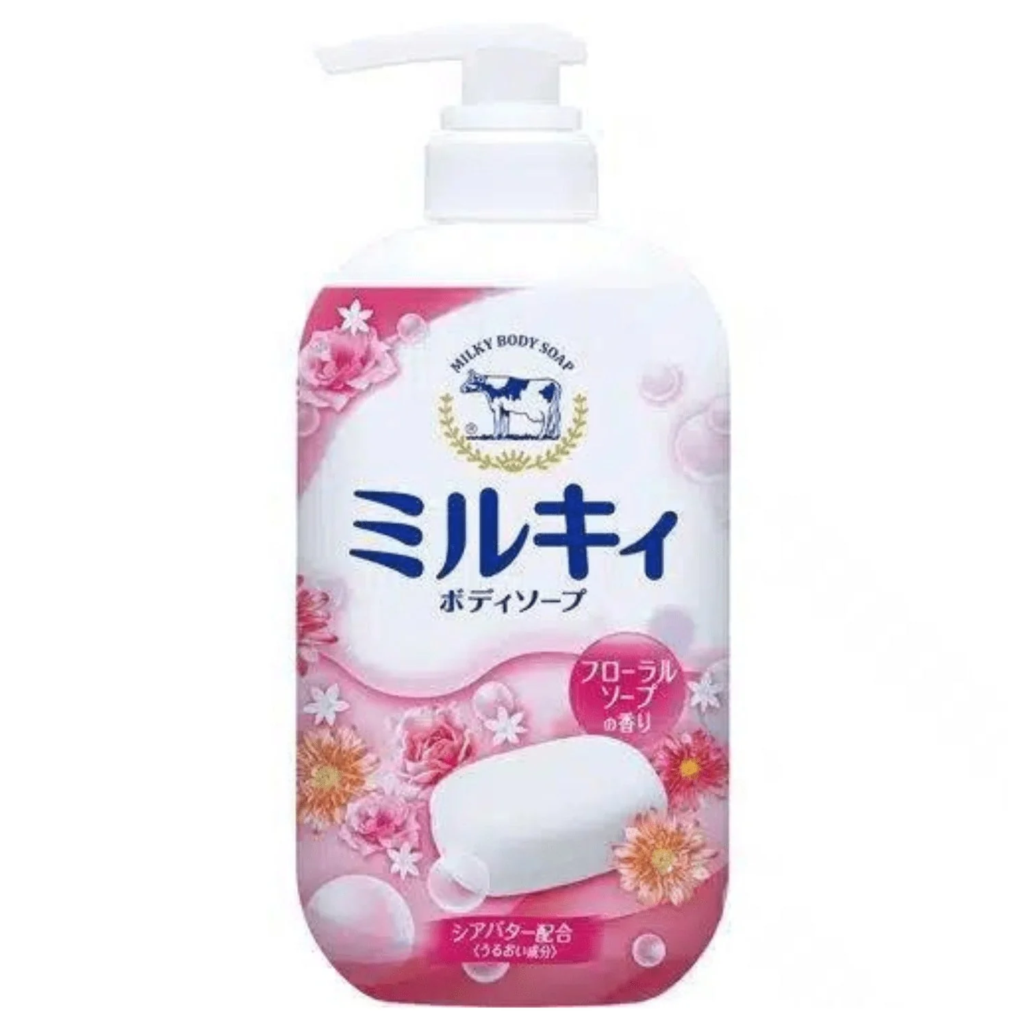 MILKY BODY SOAP PUMP RELAX FLORAL