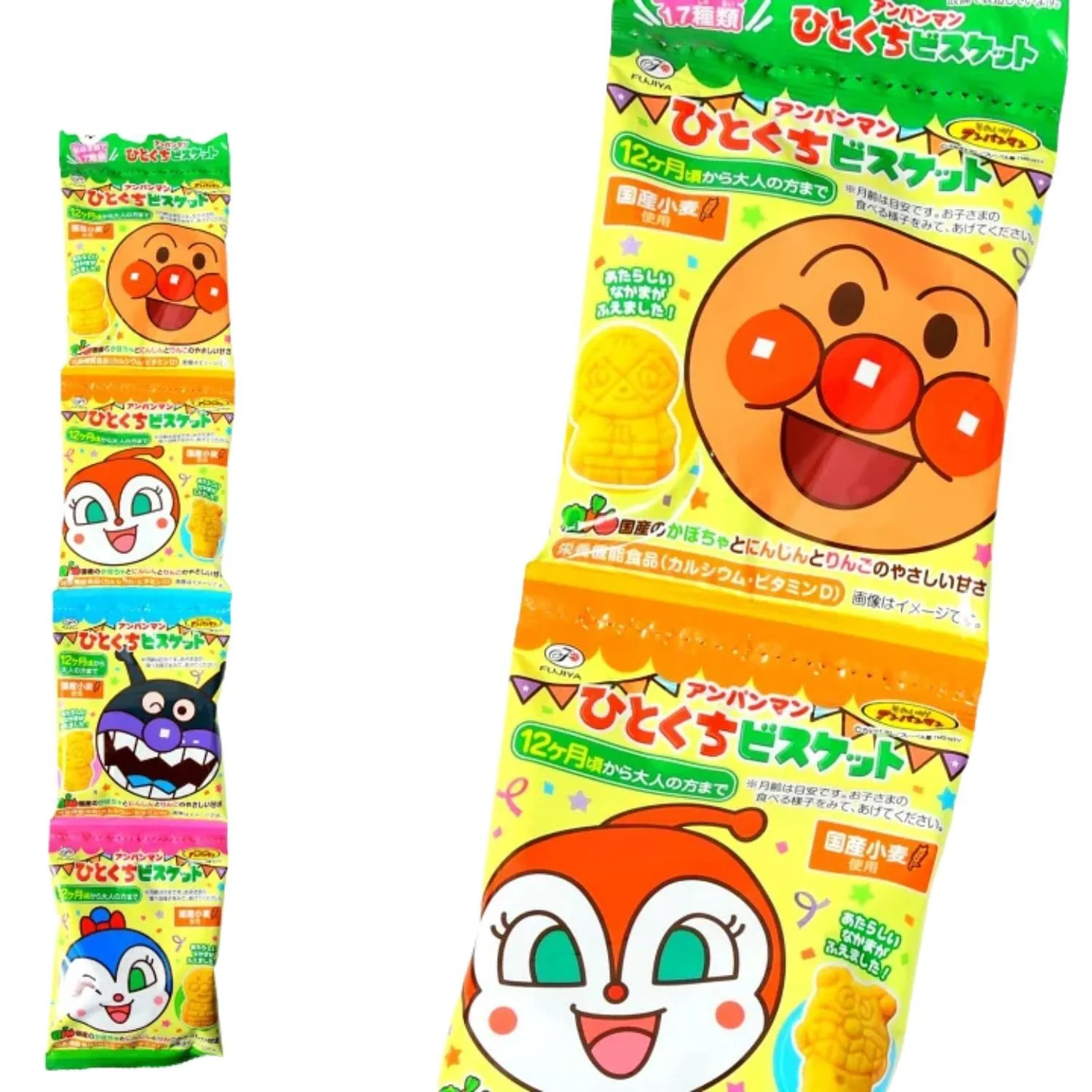ANPANMAN BISCUIT 4 PACK