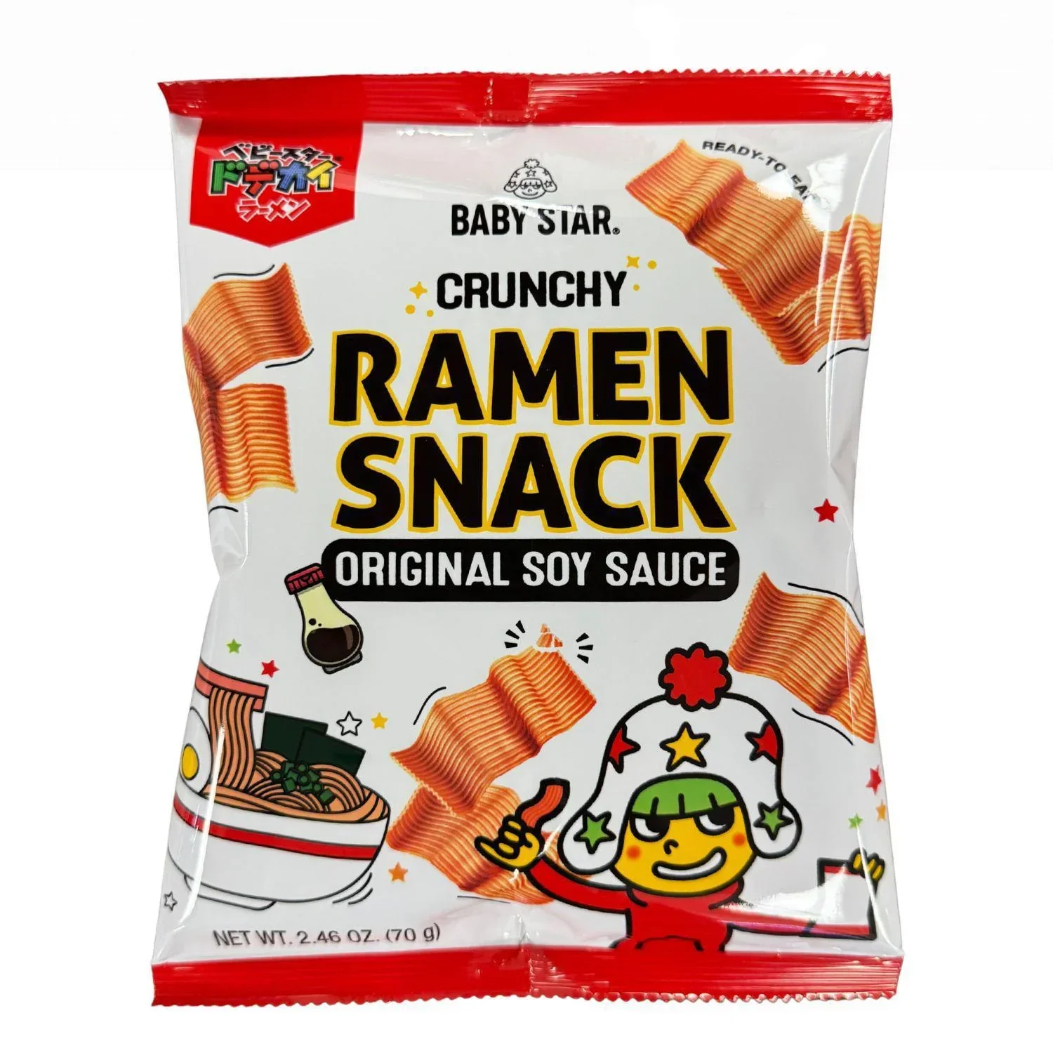 BABY STAR CRUNCHY WIDE ORIGINAL SOY SCE 2.46OZ/70G