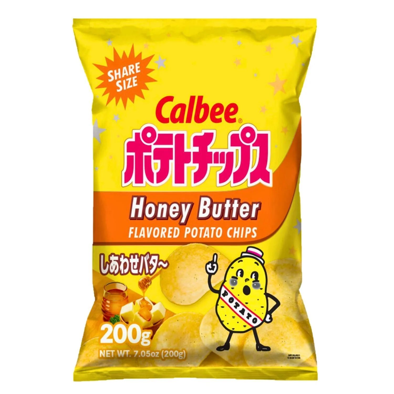 CALBEE POTATO CHIPS HONEY BUTTER 7.05 OZ