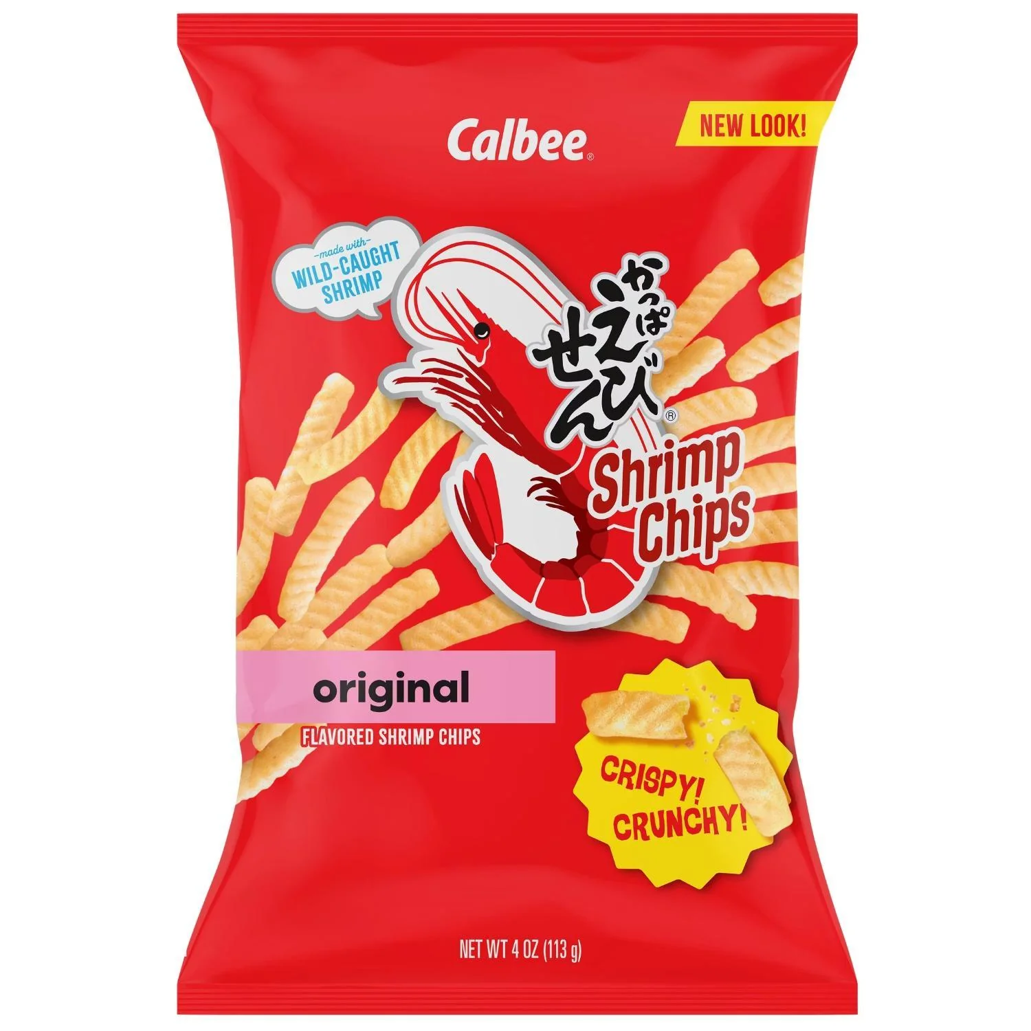 EXPIRING ON 6/10/2026 CALBEE SHRIMP CHIPS ORIGINAL 4OZ/113G