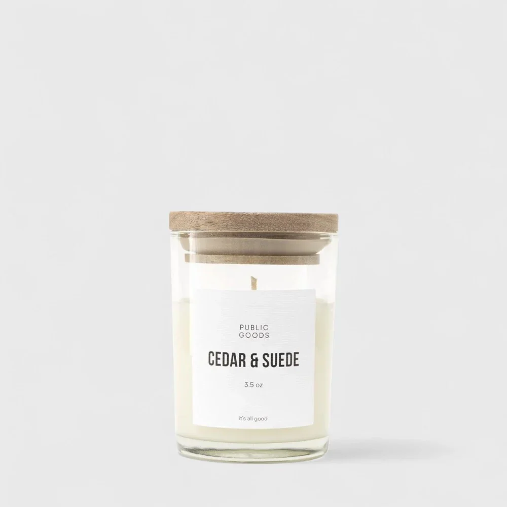 Cedar & Suede Soy Candle - Image 6