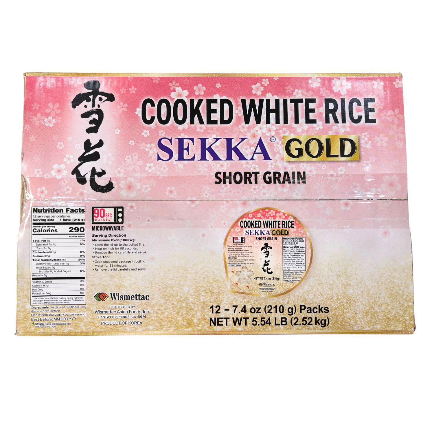 COOKED MUKIN GOHAN SEKKA GOLD 12PK  5.54LB/2.52KG