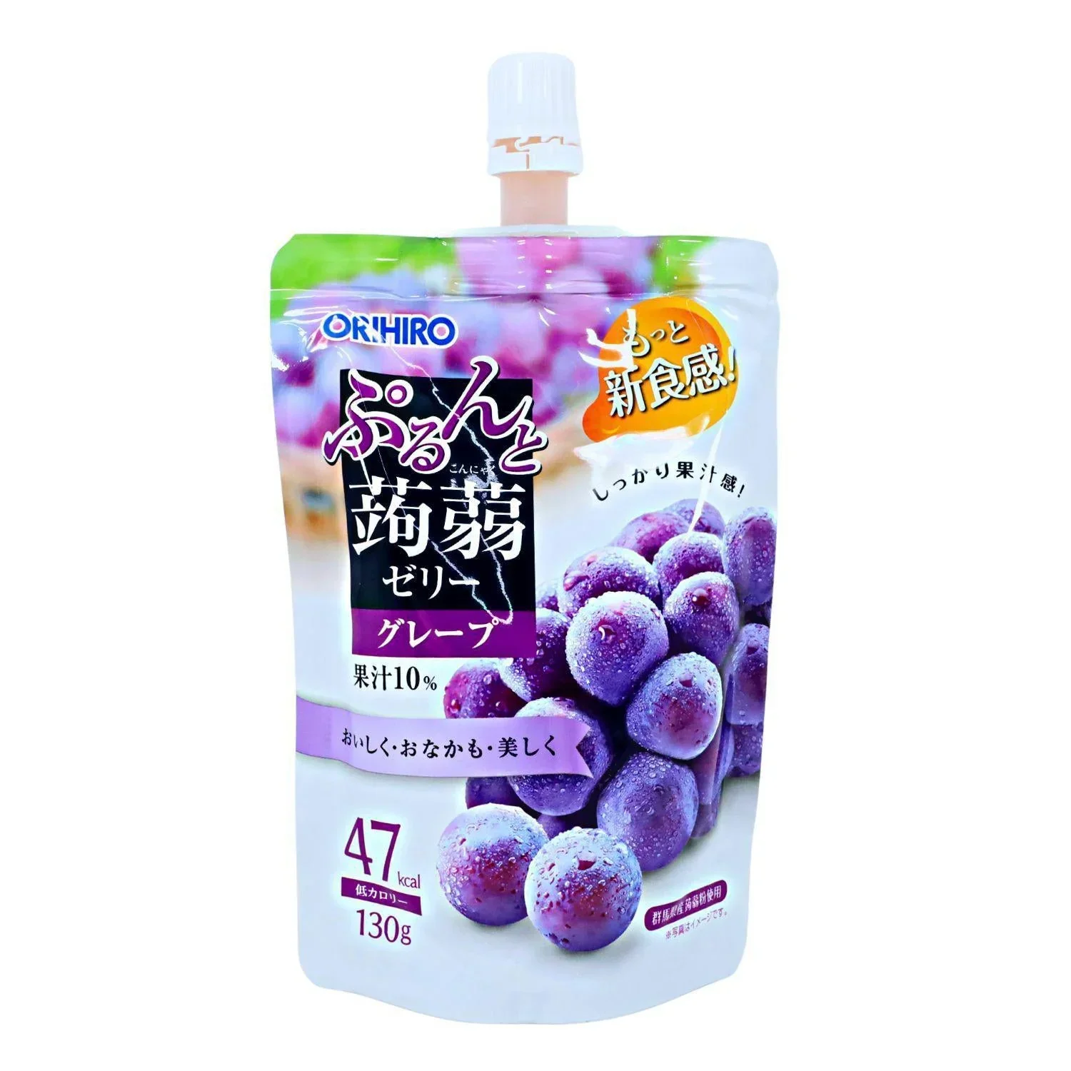 ORIHIRO KONNYAKU JELLY GRAPE 4.59oz/130g.
