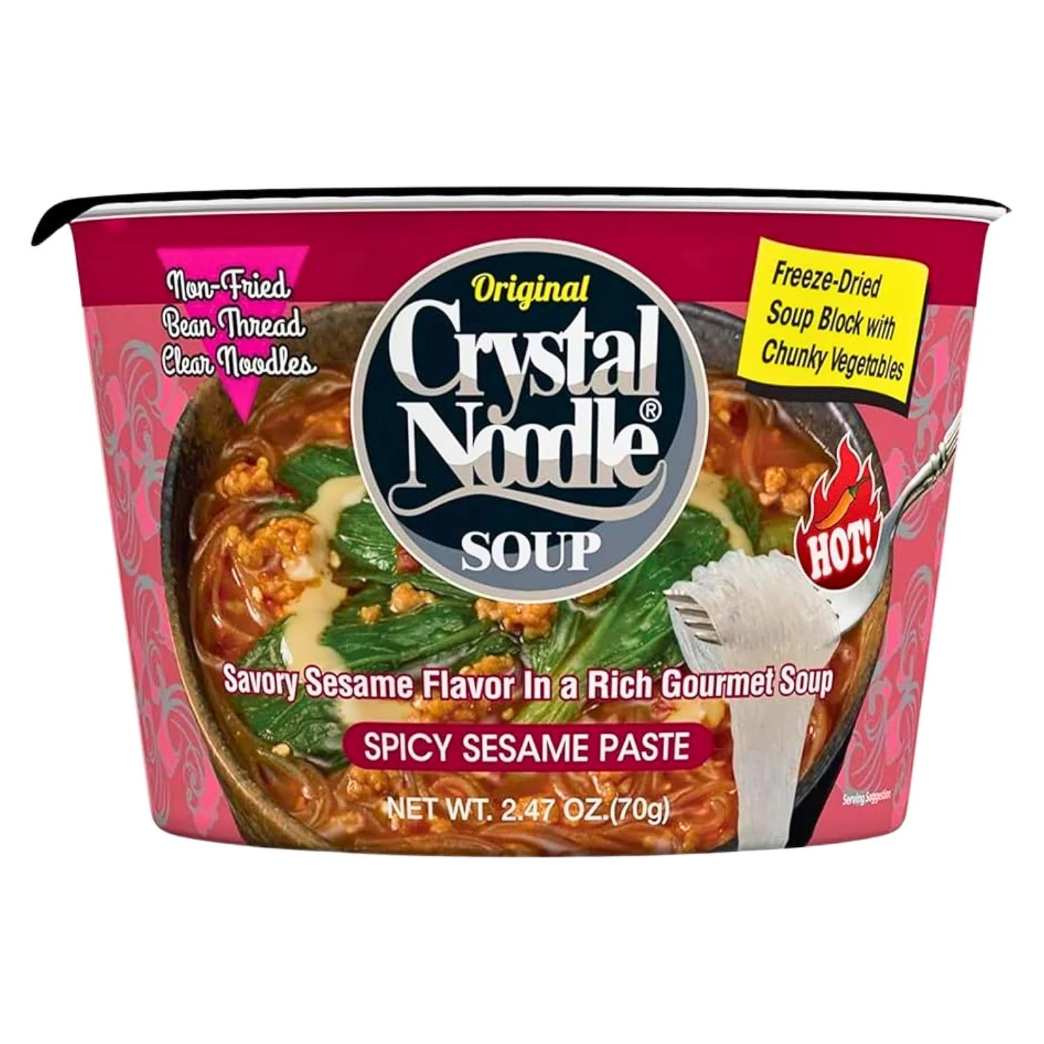 CRYSTAL NDL SOUP SPICY SESAME 2.47 OZ