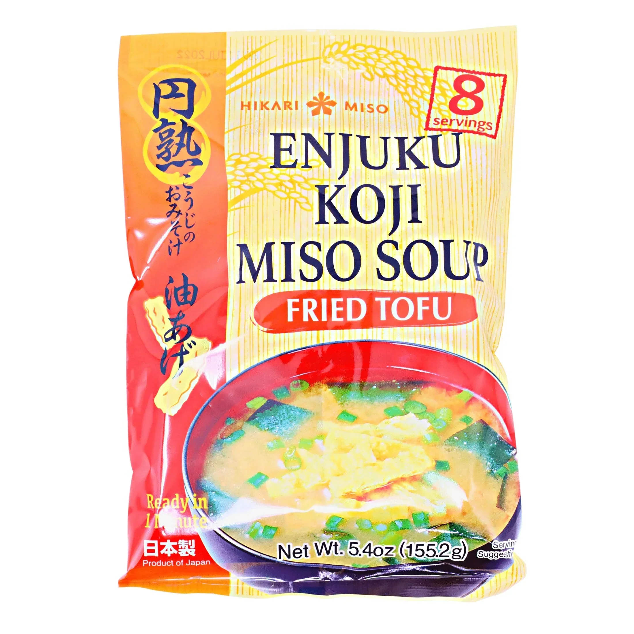 HIKARI MISO ENJUKU MISO SOUP FRIED TOFU 8 SERVINGS 5.4OZ/155.2G