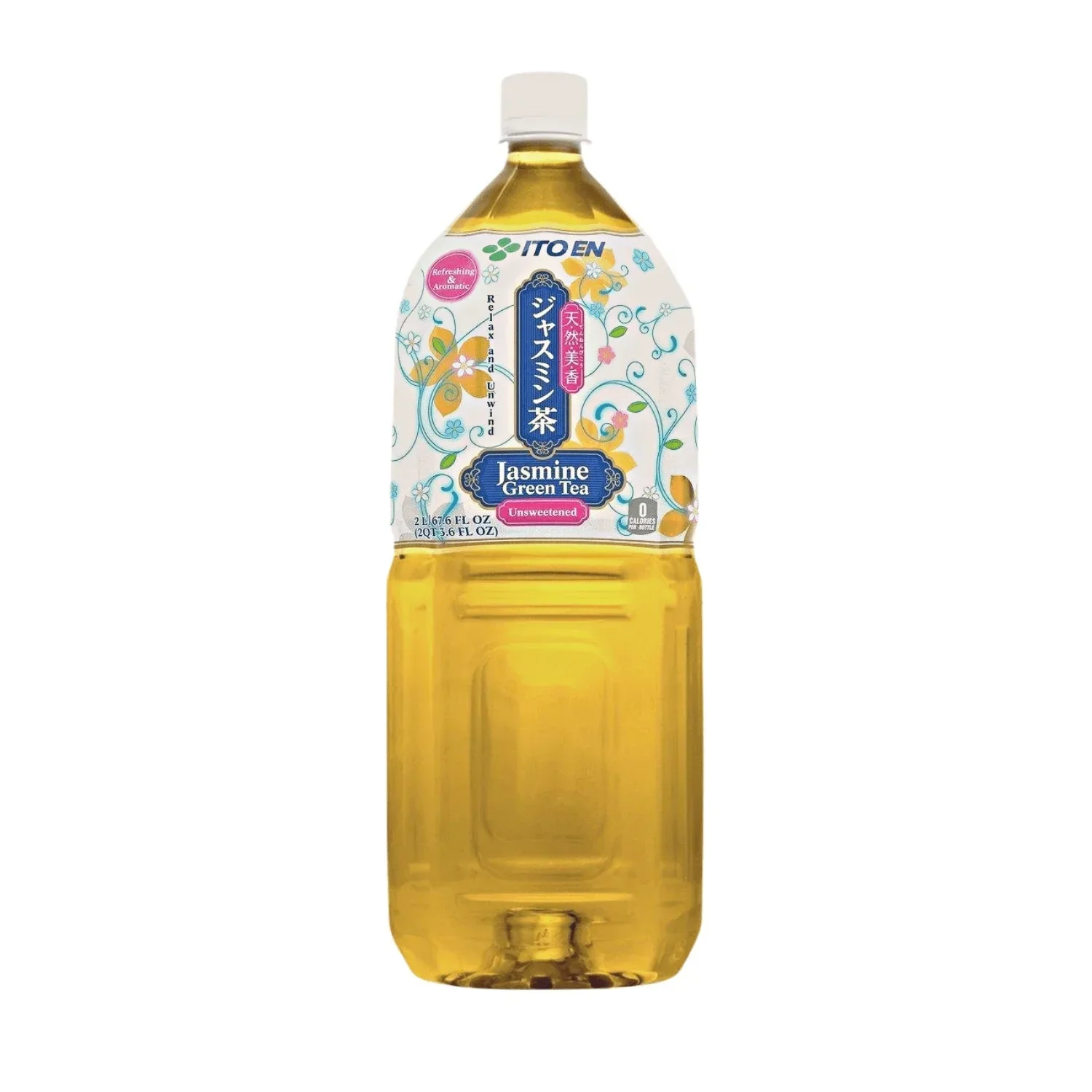 ITOEN UNSWEETENED JASMIN GREEN TEA 67.6FL OZ/2L