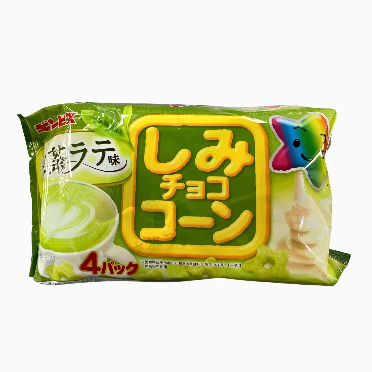 GINBIS CHOCO CORN MATCHA LATTE 4P 88G/3.1OZ - Image 2