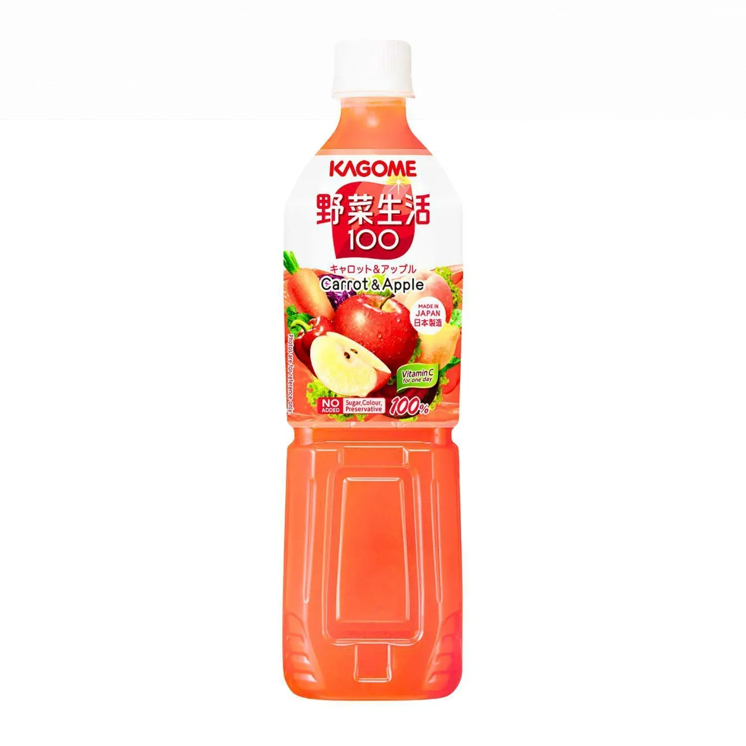 EXPIRING ON 4/17/2026 KAGOME CARROT & APPLE JUICE 24.33FLOZ/720ML
