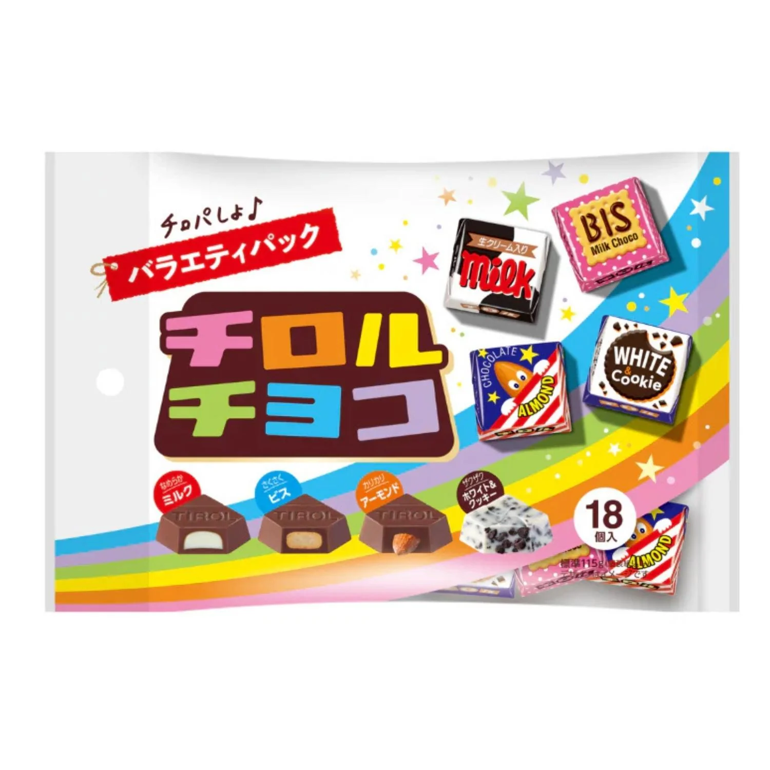 EXPIRING ON 6/30/2026 TIROL CHOCO VARIETY PACK 18PC