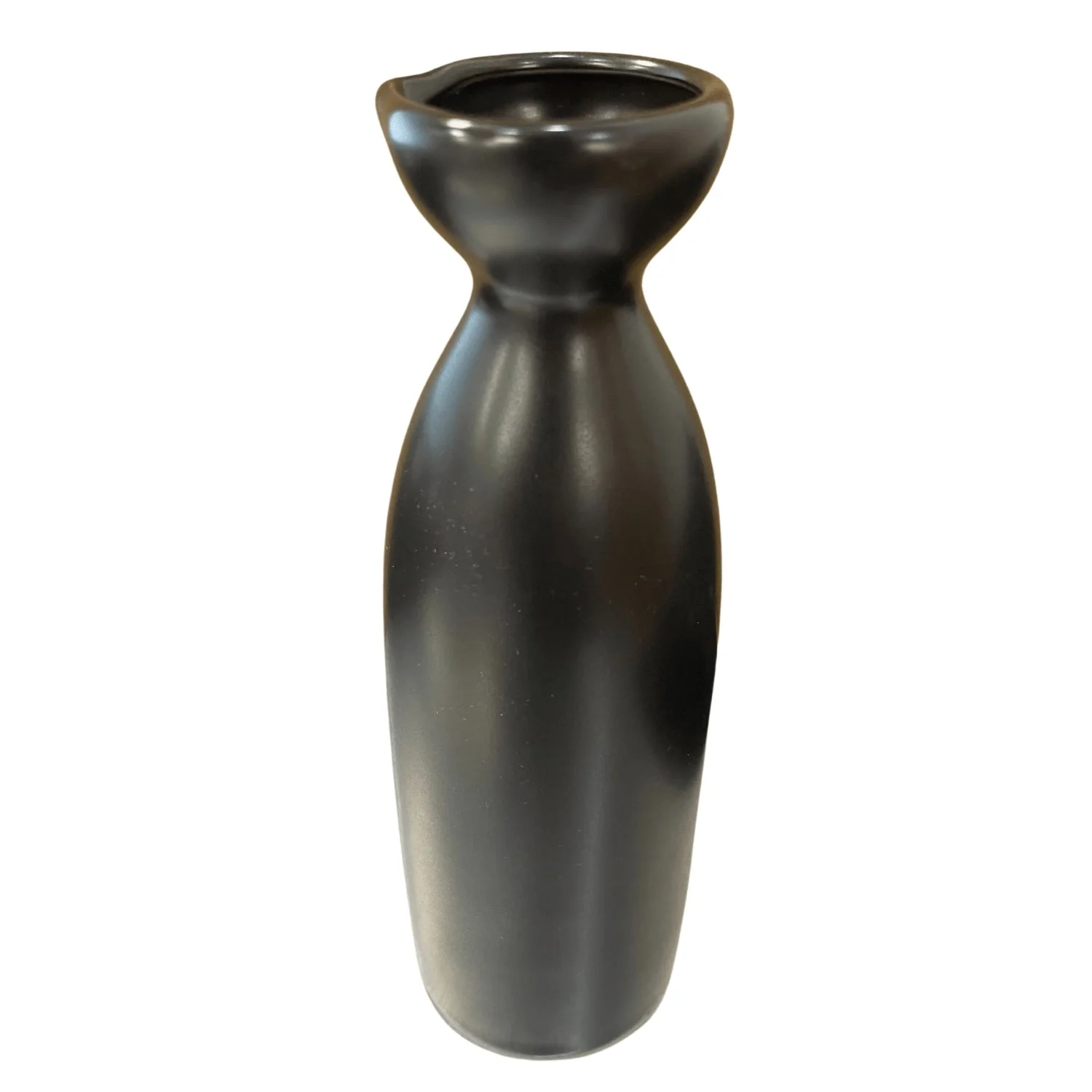 7" SAKE BOTTLE BLACK 8OZ