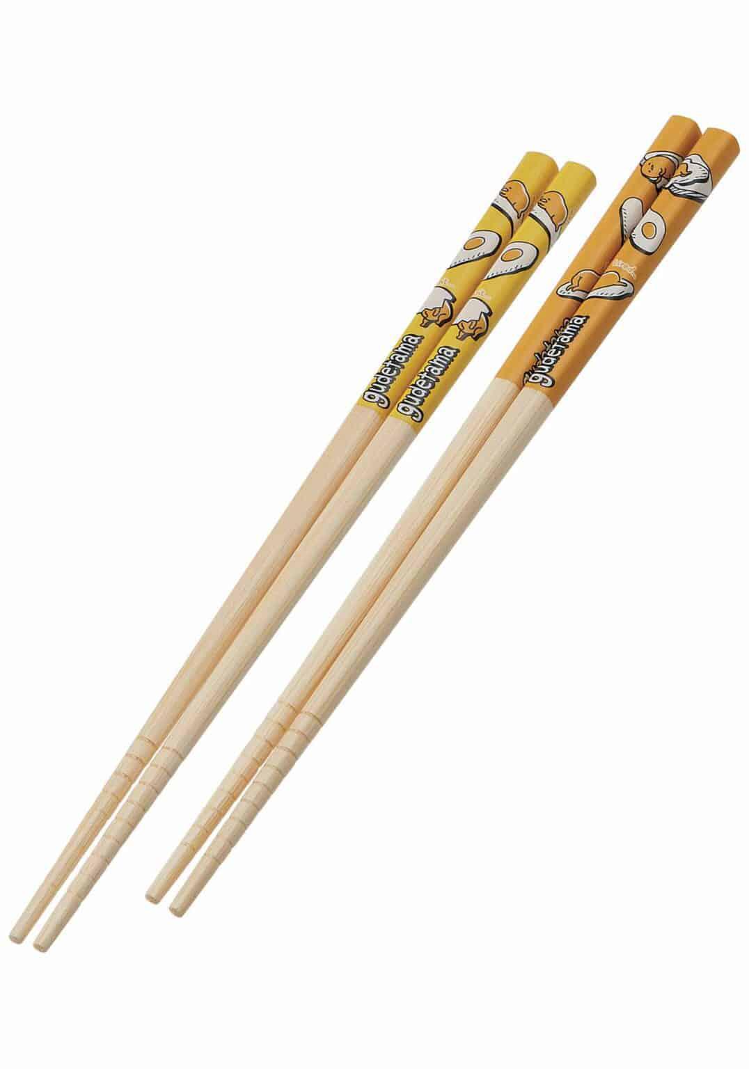 GUDETAMA BAMBOO CHOPSTICKS 2PCS SET #A - Image 2