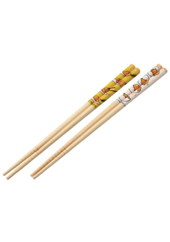 GUDETAMA BAMBOO CHOPSTICKS 2PCS SET (SHAKING EGG) - Image 3