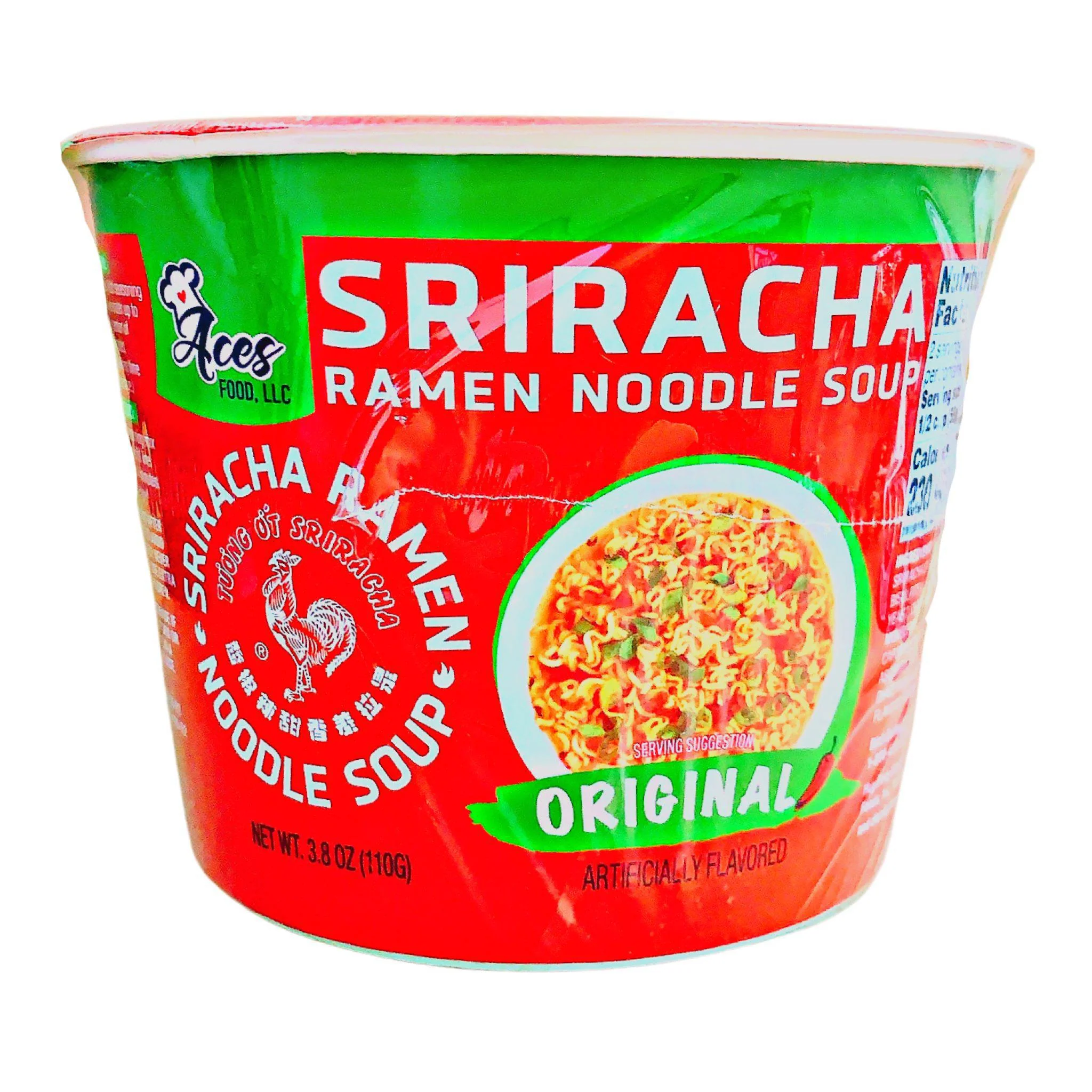 ACES SRIRACHA RAMEN BOWL ORIGINAL 3.80OZ