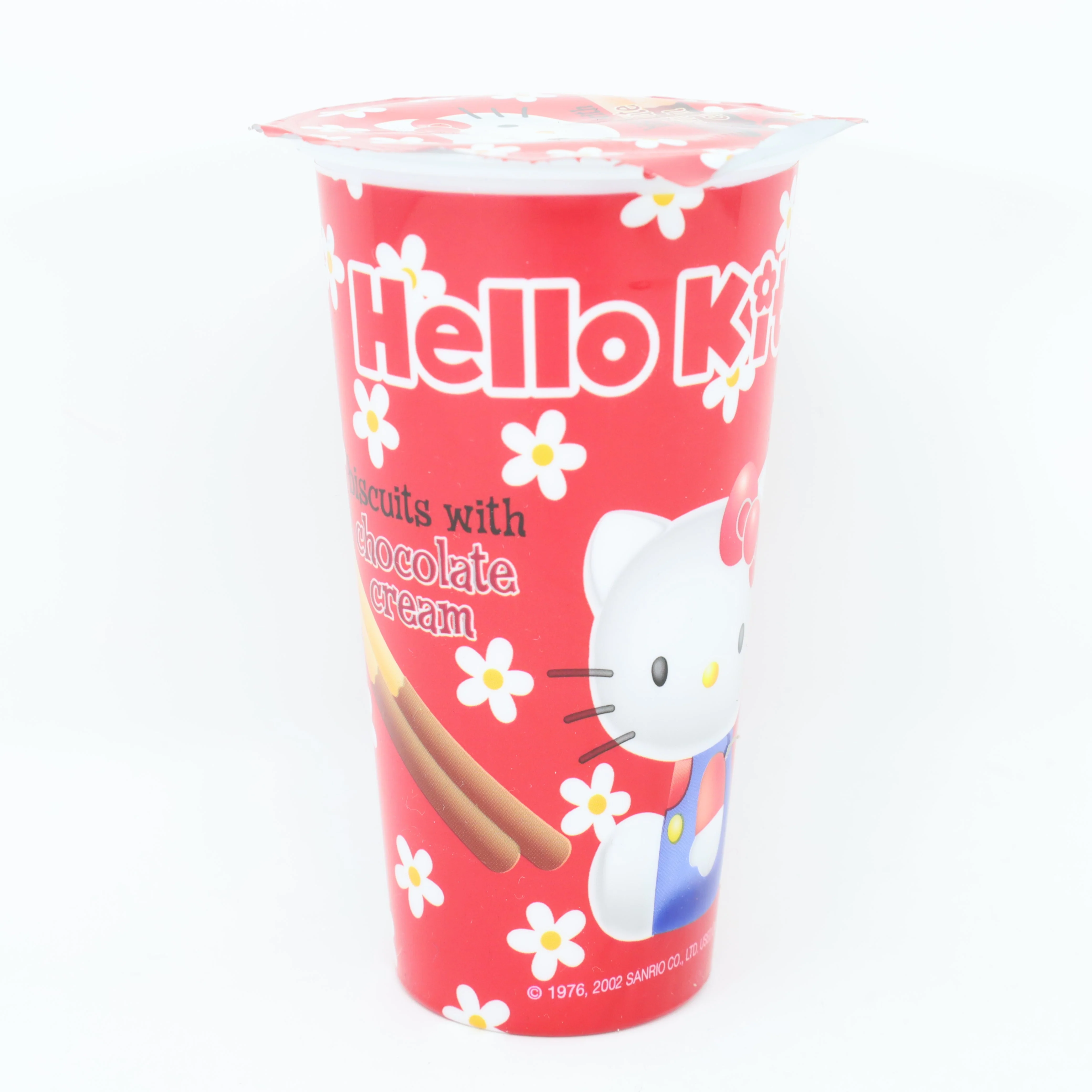 HELLO KITTY CHOCOLATE CREAM COVERED BISCUIT STICKS 1.16OZ/33G