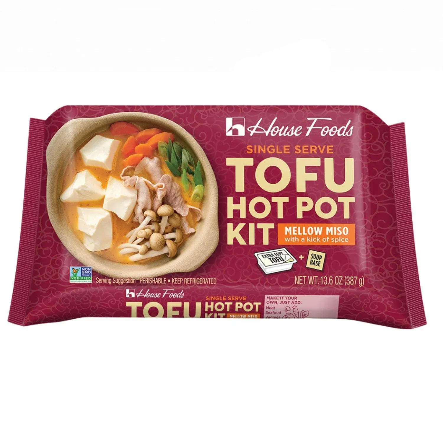 HOUSE FOODS TOFU HOT POT KIT MELLOW MISO 13.6OZ/387G