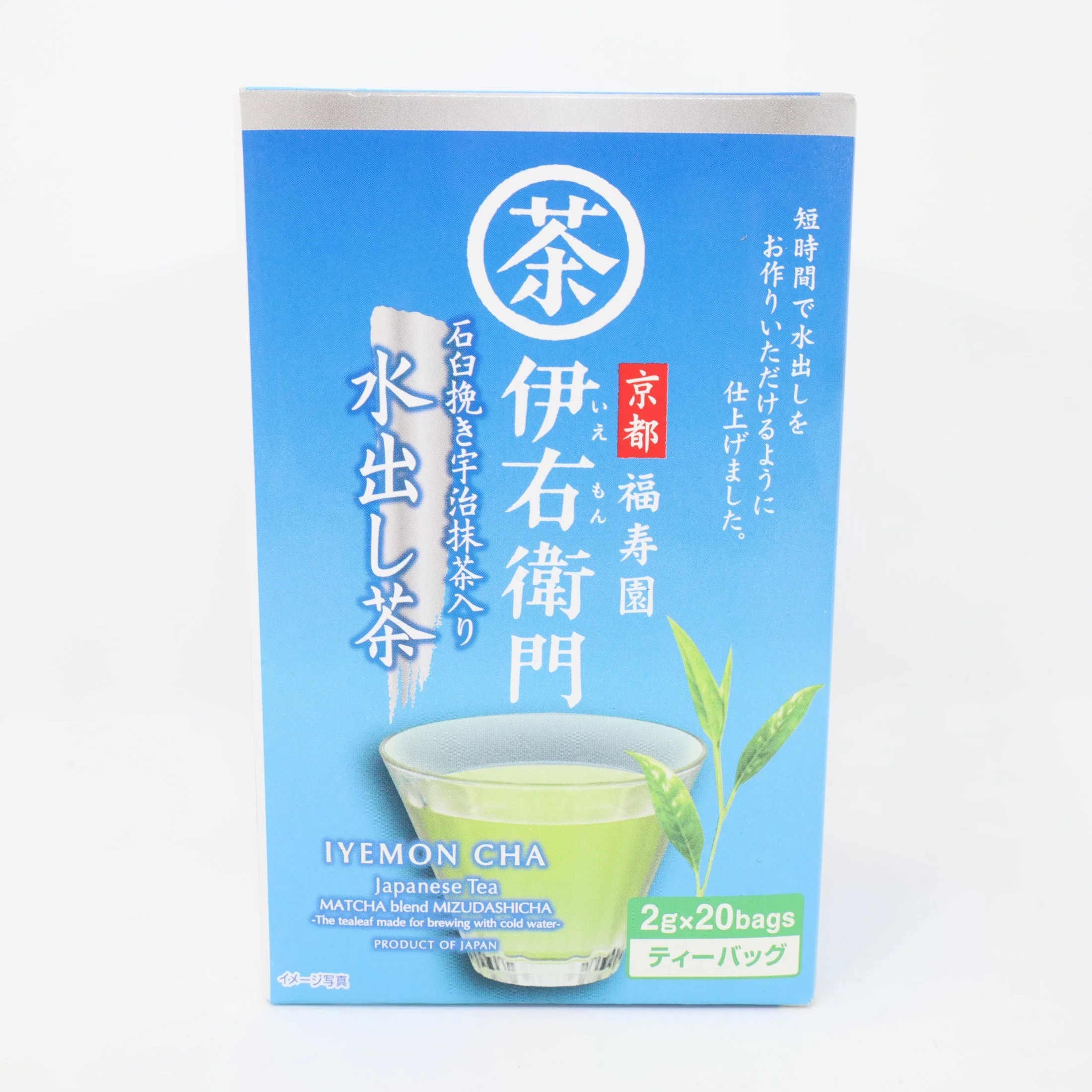 IYEMON MIZUDASHI MATCHA BLEND JAPANESE GREEN TEA 2G X 20BAGS 1.4OZ/40G