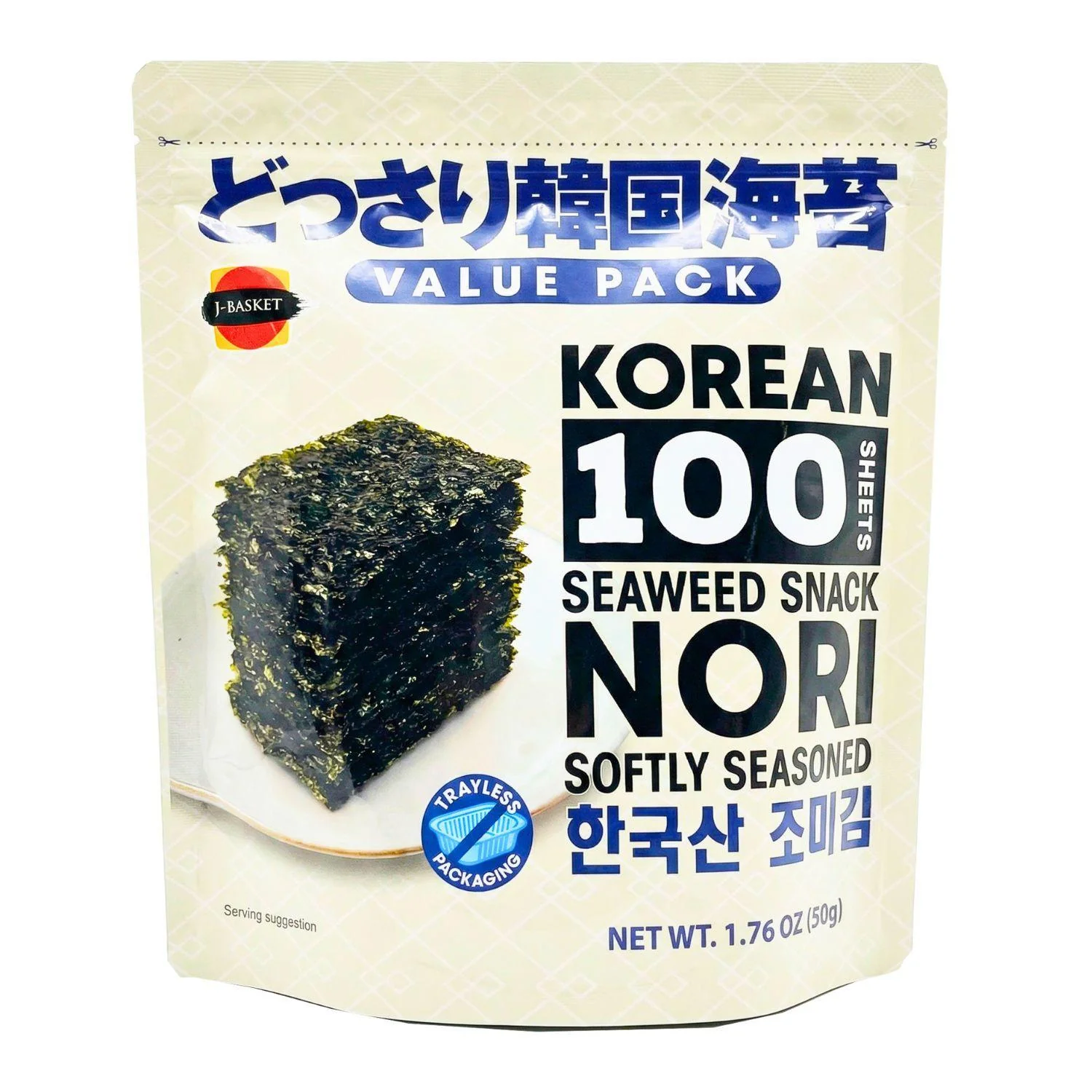 JB KOREAN SEAWEED SNACK VALUE PK 1.76OZ
