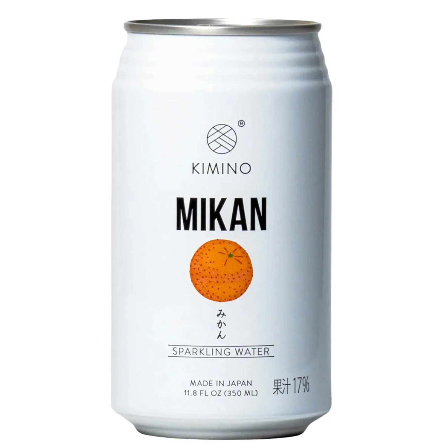 KIMINO SPARKLING WATER MIKAN CAN 11.8 FZ/350ML