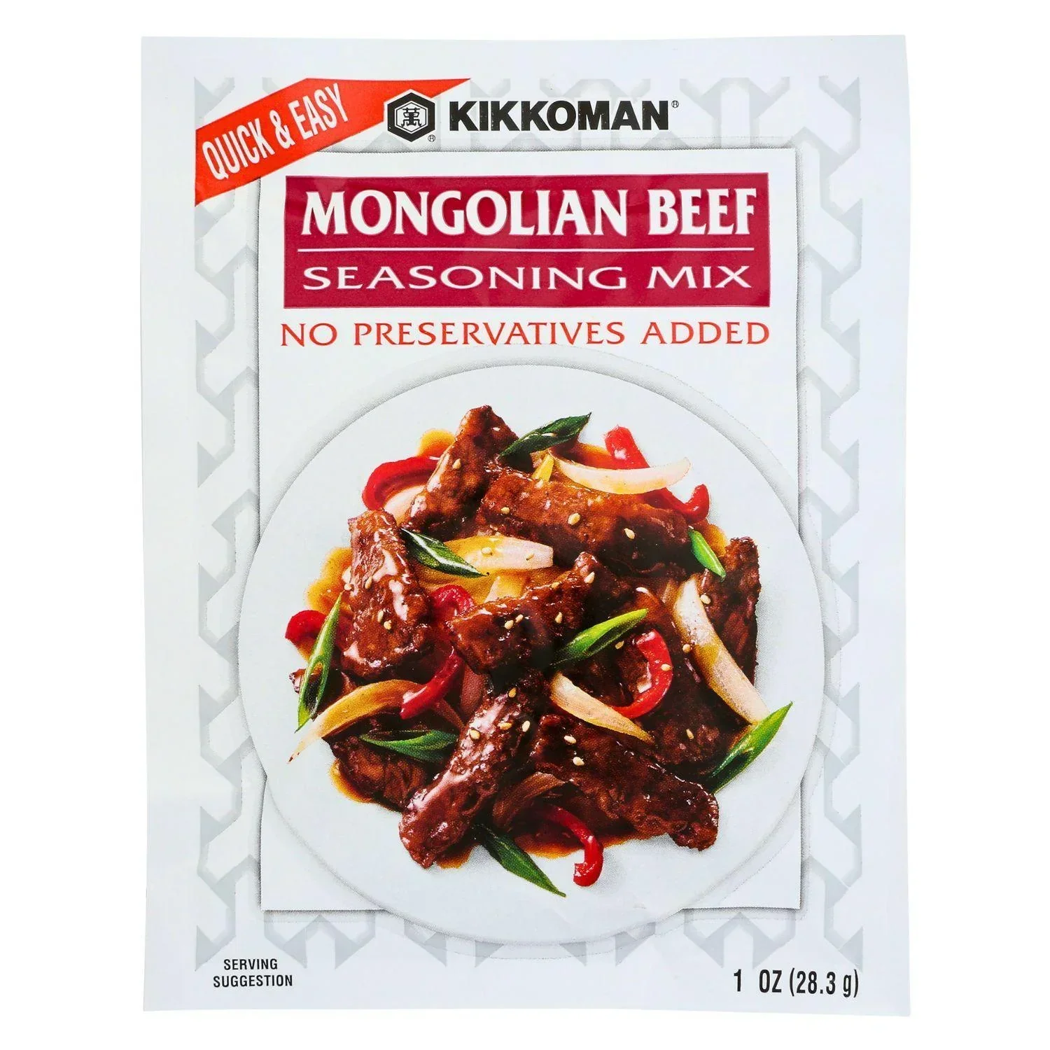 KKM MONGOLIAN BEEF SEASONING MIX 1 OZ
