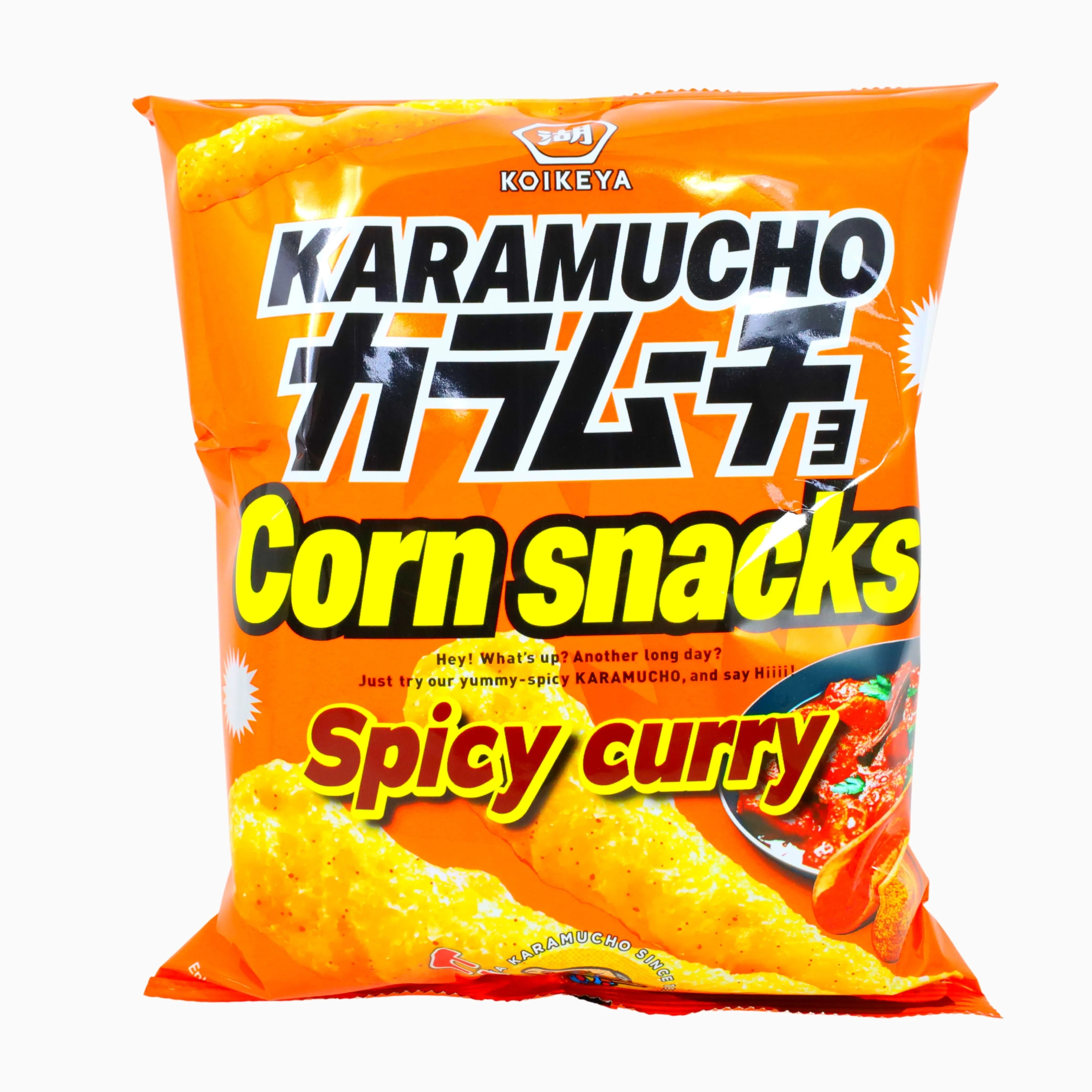 KOIKEYA KARAMUCHO CORN SNACKS SPICY CURRY 2.3OZ/65G