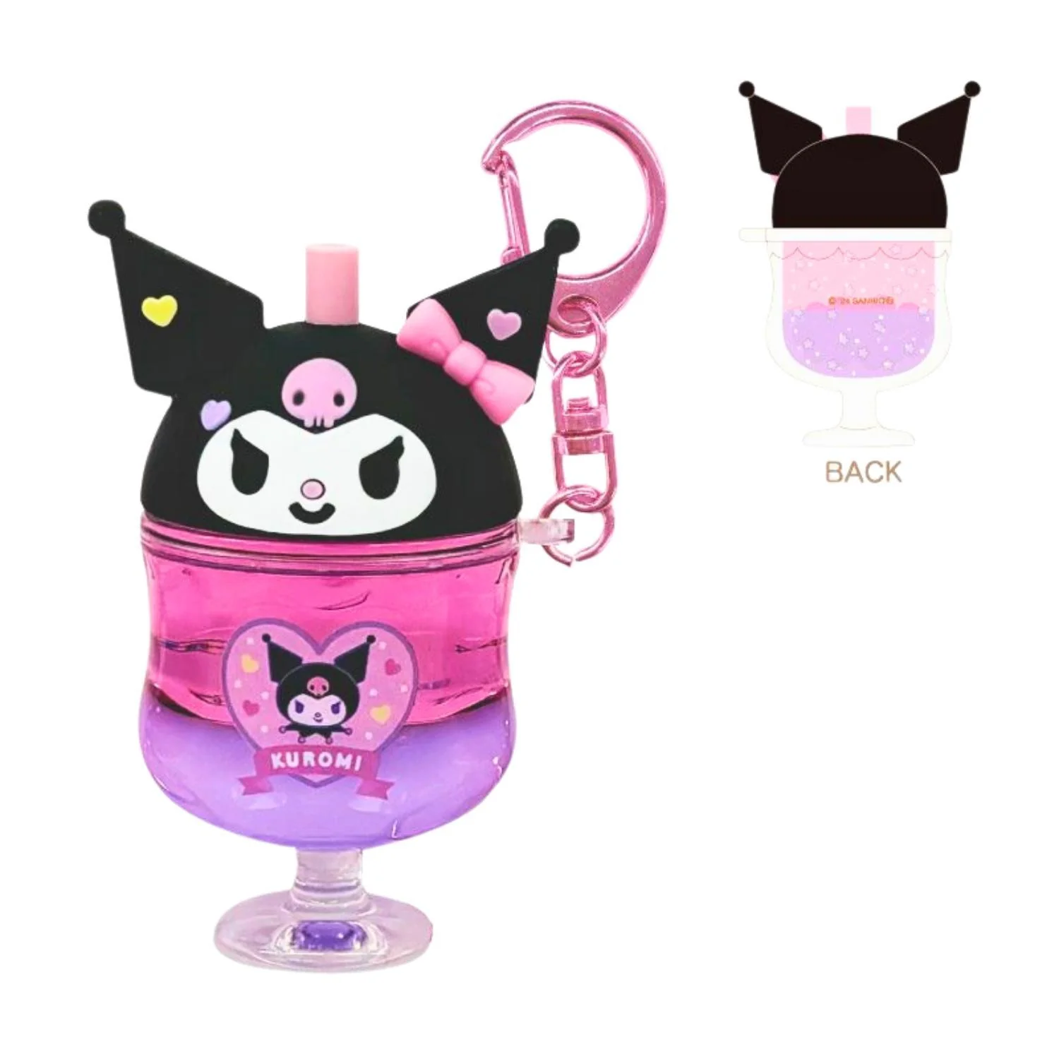 KUROMI COLORFUL SODA KEYCHAIN