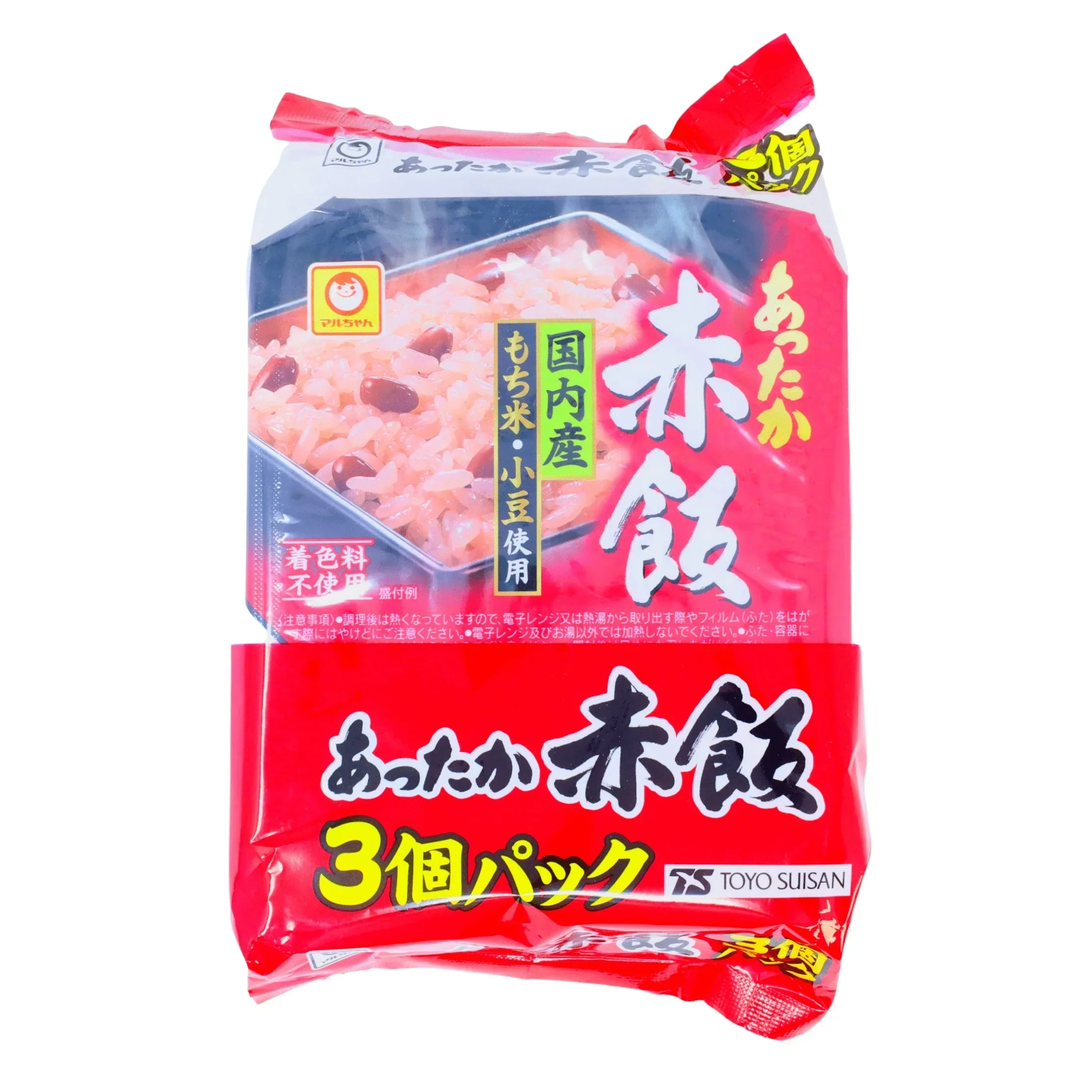 Maruchan Attaka Sekihan Cooked Rice with Red Bean 3p 1.1lb/510g