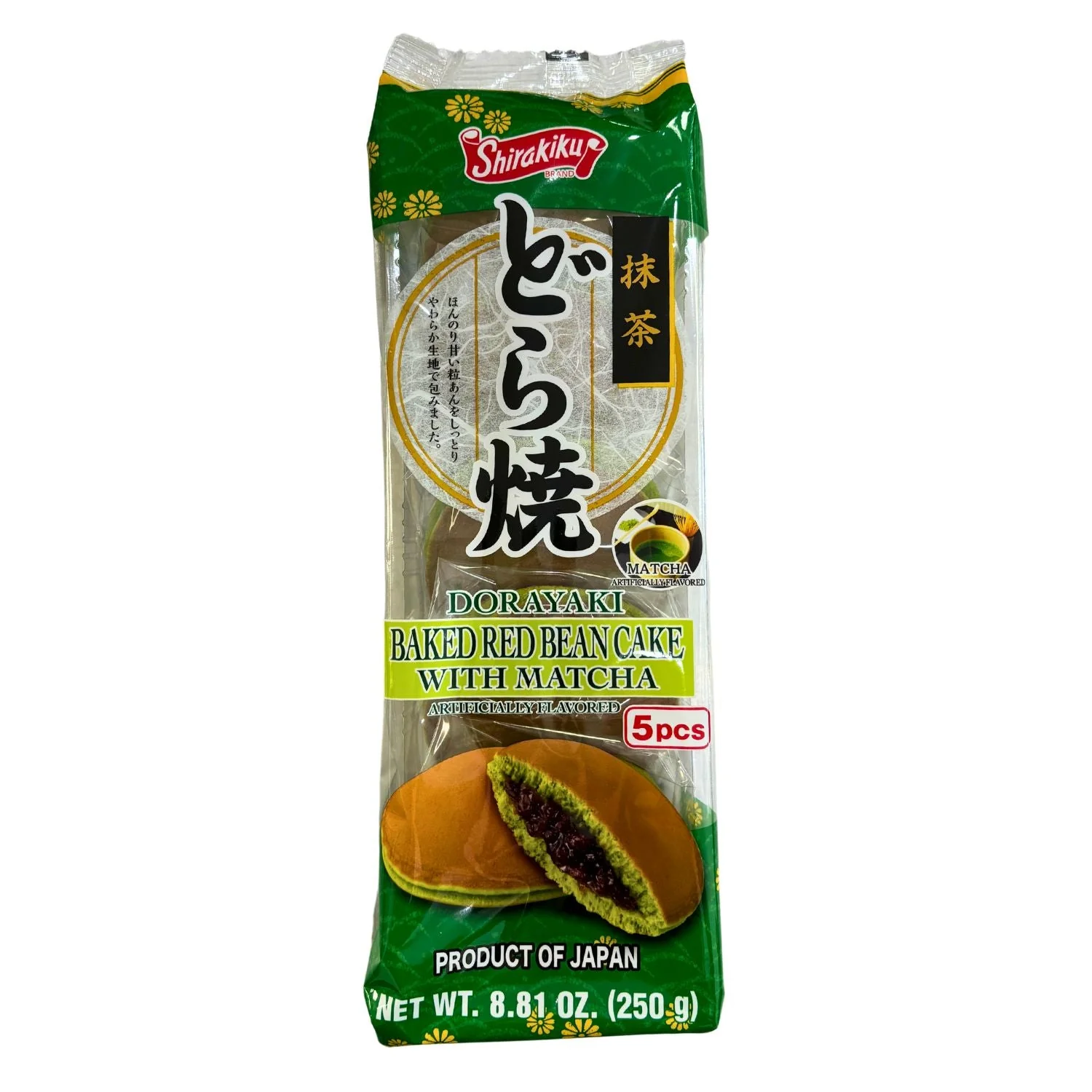 MATCHA DORAYAKI 5PCS SK 8.81OZ/250G