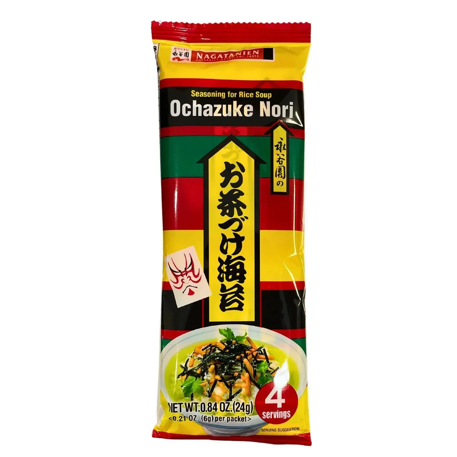 NGT OCHAZUKE NORI 0.84OZ/24G X 4PACKS