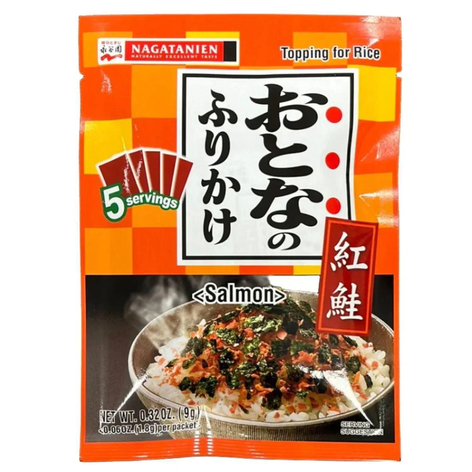 NAGATANIEN OTONA-NO FURIKAKE SALMON 0.32 OZ/9G