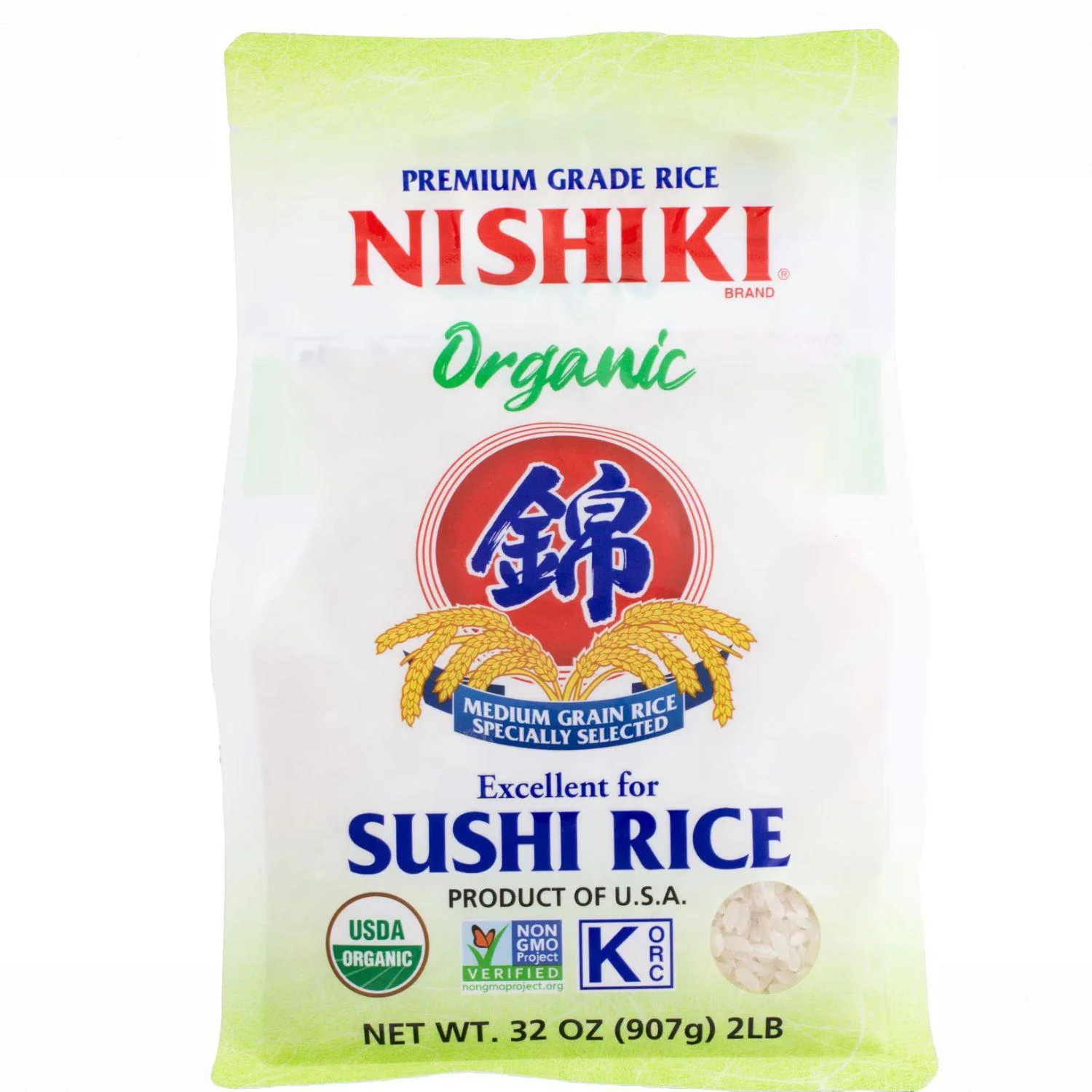 NISHIKI ORGANIC PREMIUM RICE 2LB/907G
