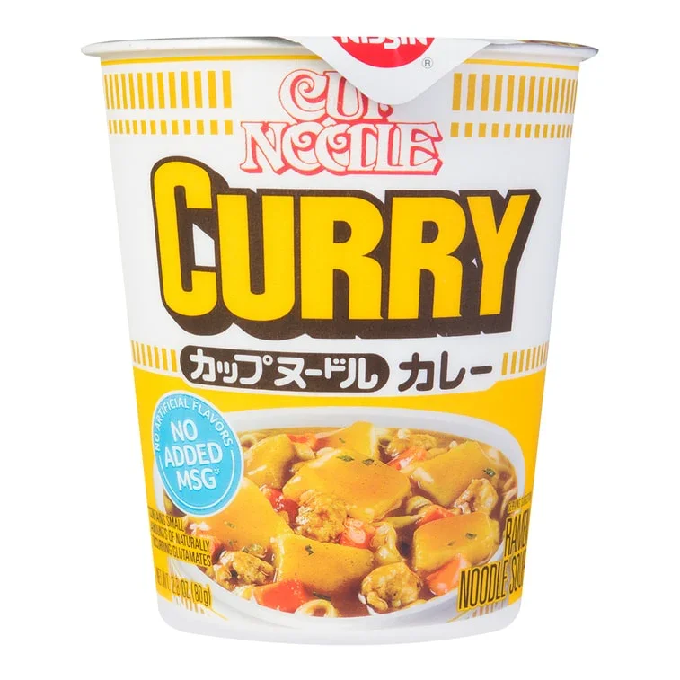 NISSIN CUP NOODLE CURRY 2.82OZ/80G - Image 2