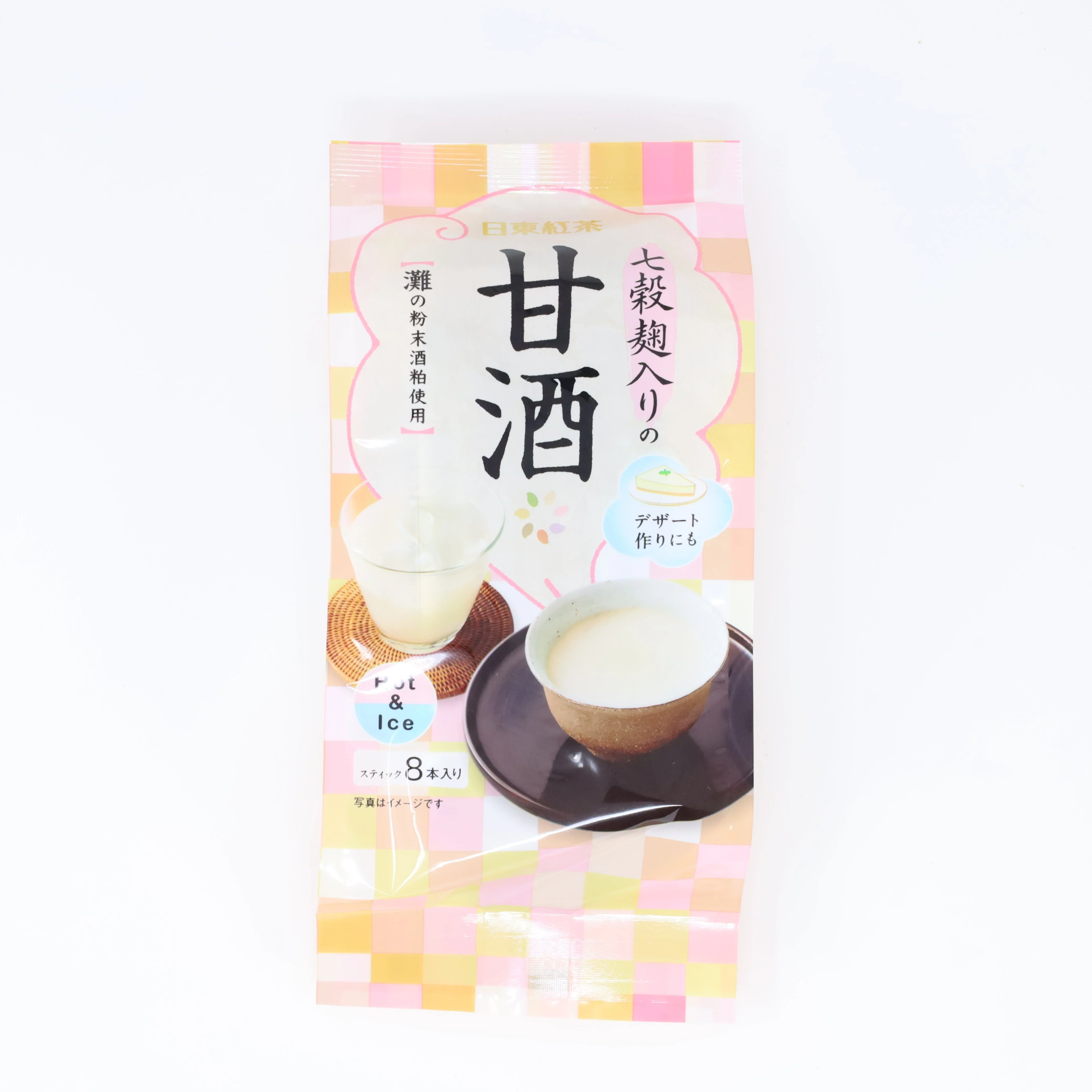 NITTO KOUCHA AMAZAKE 8BAGS 3.53OZ/100G