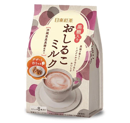 NITTOH TEA KOKUTO OSHIRUKO MILK 8P 100GR/3.53OZ