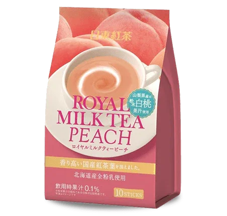 NITTOH TEA ROYAL MILK TEA PEACH 10P 140GR/4.94OZ