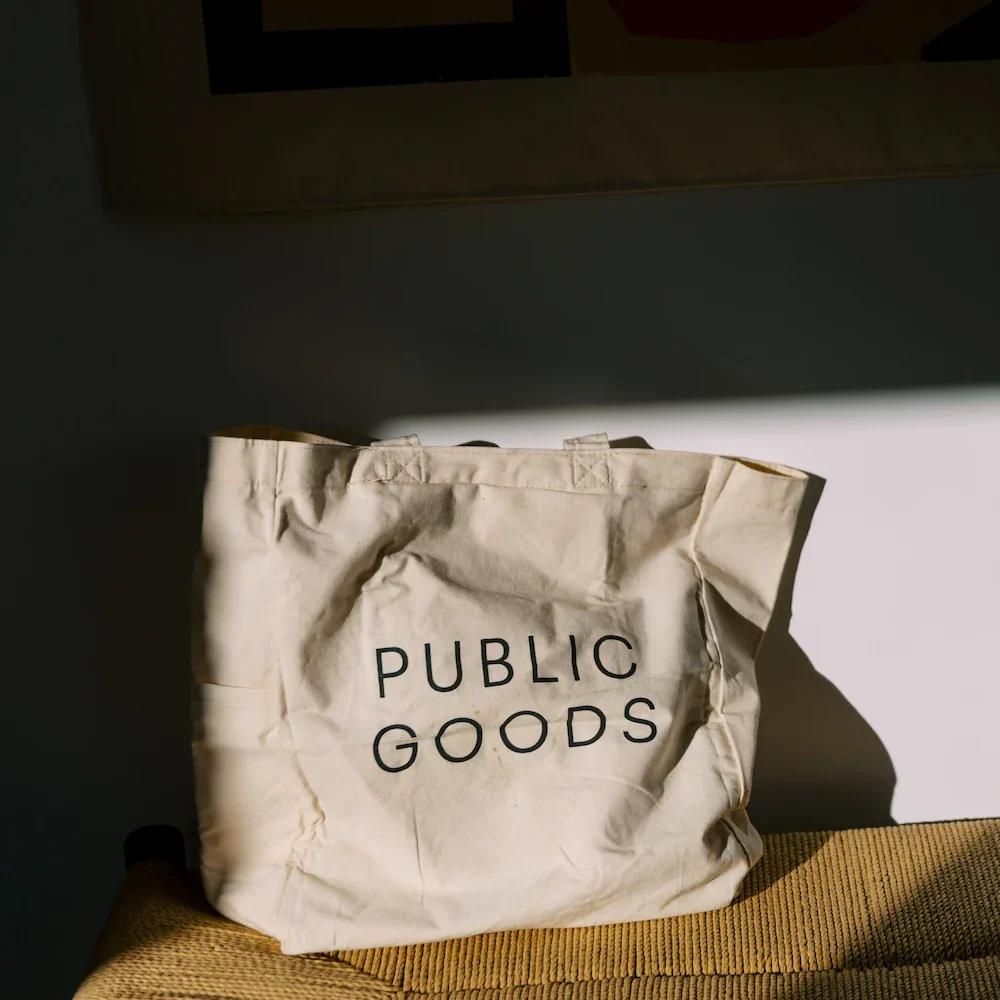 Organic Reusable Cotton Tote Bag - Image 3