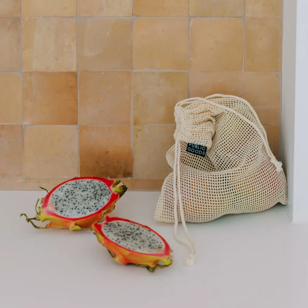 Organic Reusable Mesh Grocery Bag (2 ct) - Image 4