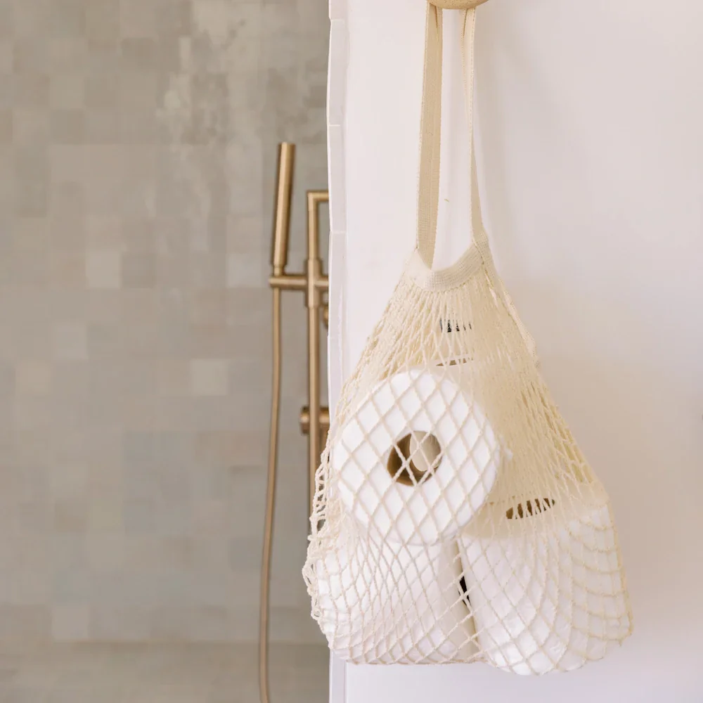 Organic Wide Mesh Tote - Image 3