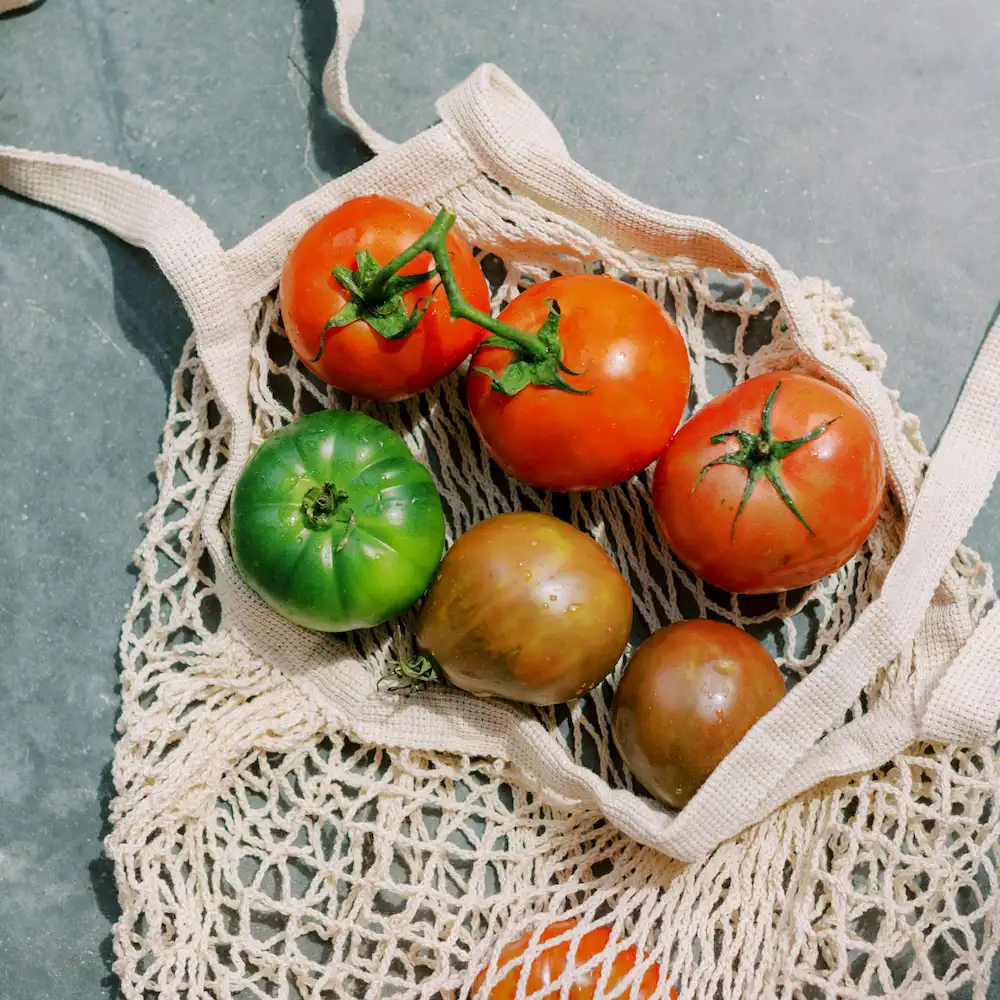Organic Wide Mesh Tote - Image 4