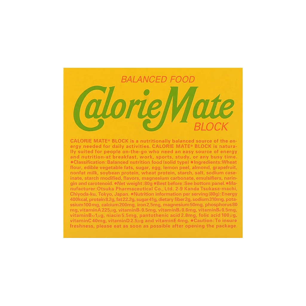 Otsuka Calorie Mate Balanced Food Fruits 2.82oz/80g