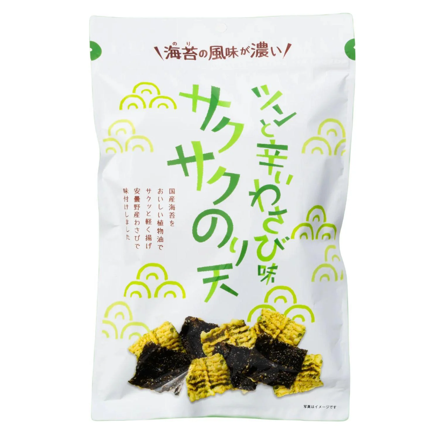 SAKUSAKU NORITEN WASABI 2.12OZ/60G