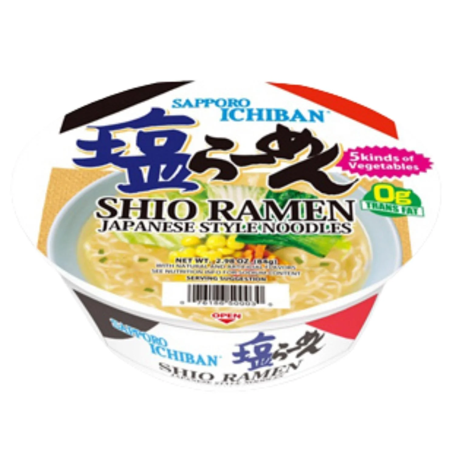 SAPPORO ICHIBAN SHIO RAMEN BOWL 2.98 OZ