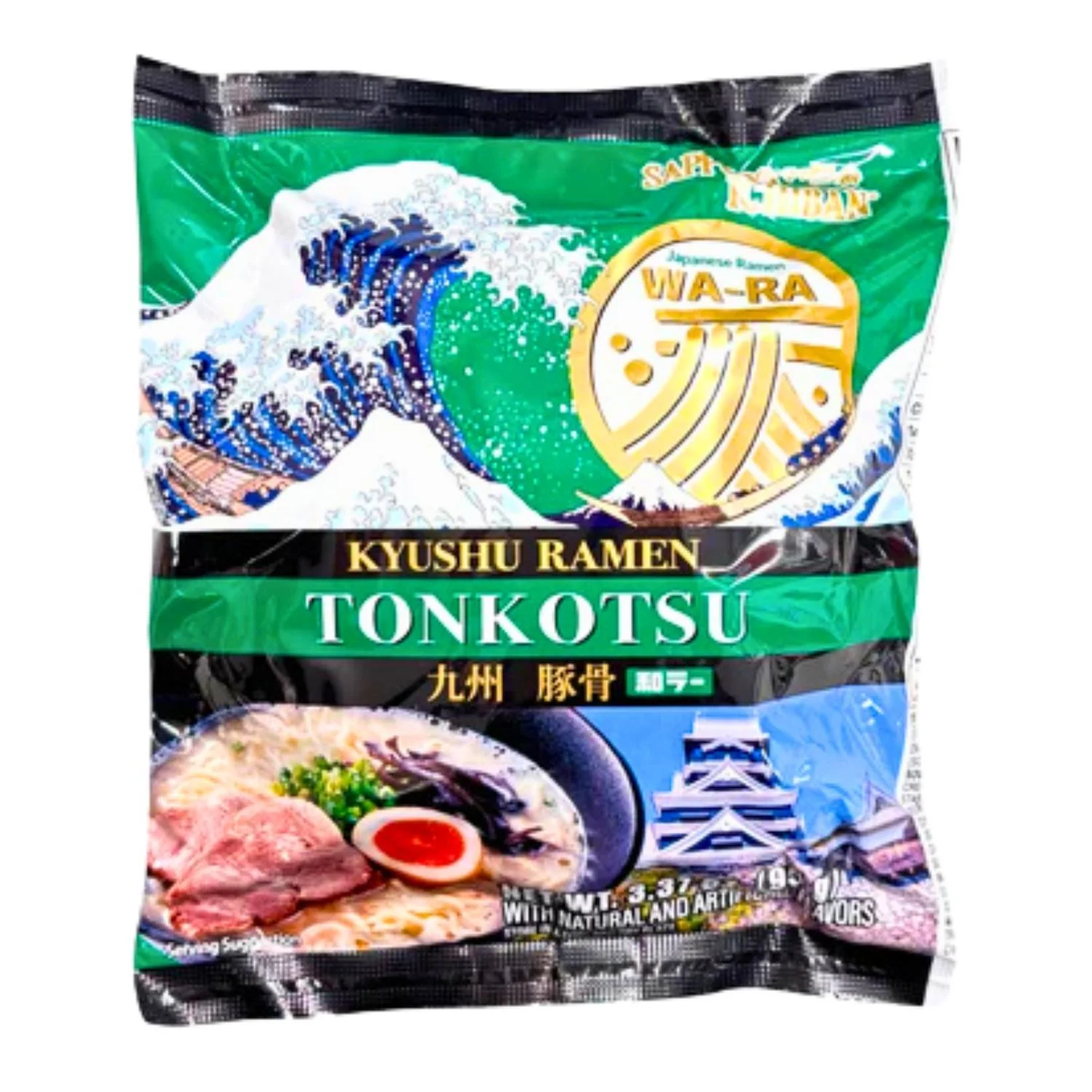 SAPPORO ICHIBAN WA-RA KYUSHU TONKOTSU RAMEN 3.37OZ