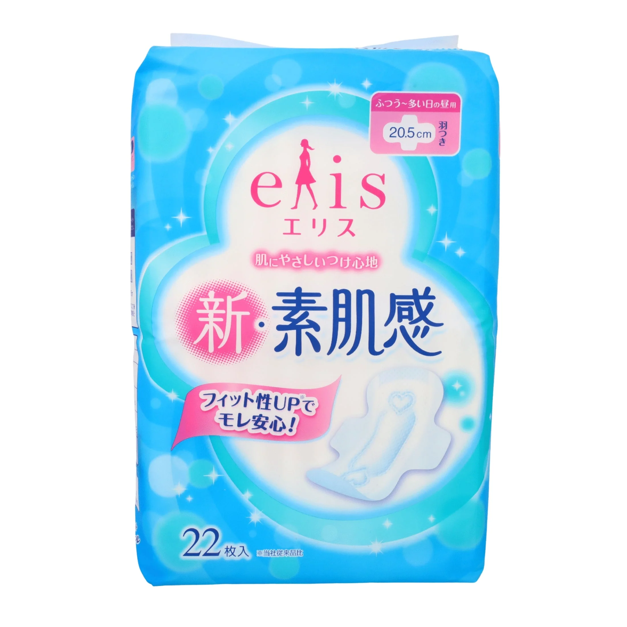 SHIN-SUHADAKAN SANITARY NAPKIN REG-HEAVY W/WING 22P