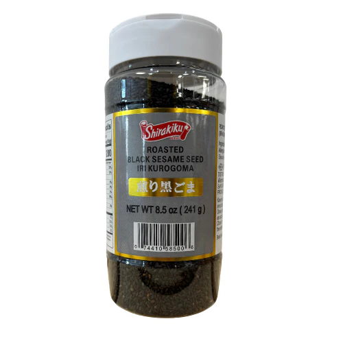 SHIRAKIKU ROASTED BLACK SESAME SEED 8.5OZ