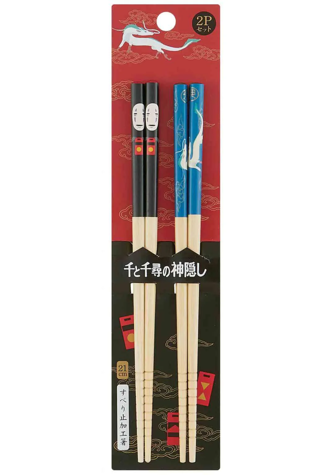 SPIRITED AWAY BAMBOO CHOPSTICKS 2PCS SET