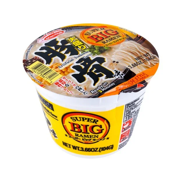 ACECOOK SUPER BIG RAMEN TONKOTSU FLAVOR 3.66OZ/104G